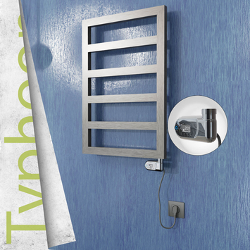 Radiva - Typhoon Elektrikli Paslanmaz Çelik Havlupan 500x1020 Satin Polisaj (Thesis Termostat) 300W