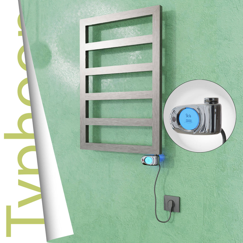 TYPHOON Elektrikli Paslanmaz Çelik Havlupan 500x1020 Satine Altın (Musa Termostat) 300W