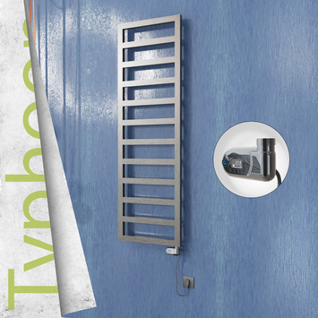 Radiva - Typhoon Elektrikli Paslanmaz Çelik Havlupan 500x1160 Satin Polisaj (Thesis Termostat) 300W