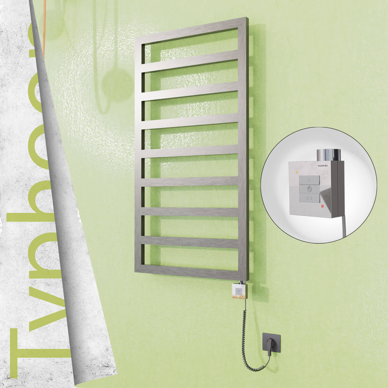 TYPHOON Elektrikli Paslanmaz Çelik Havlupan 500x1580 Satin Polisaj (KTX1 Termostat) 600W Spiral Kablolu