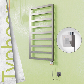 Radiva - Typhoon Elektrikli Paslanmaz Çelik Havlupan 500x1580 Satin Polisaj (KTX1 Termostat) 600W Spiral Kablolu