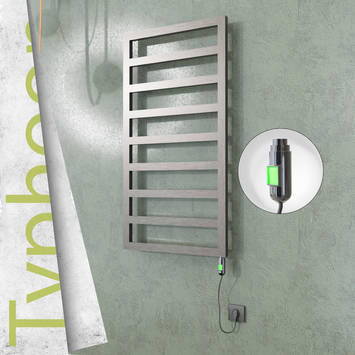 Radiva - Typhoon Elektrikli Paslanmaz Çelik Havlupan 500x1580 Satin Polisaj (On/Off Düğmeli) 600W