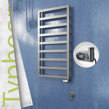 Radiva - Typhoon Elektrikli Paslanmaz Çelik Havlupan 500x1580 Satin Polisaj (Thesis Termostat) 600W