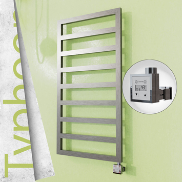 Radiva - Typhoon Elektrikli Paslanmaz Çelik Havlupan 500x1580 Satine Altın (KTX3 Termostat) 600W