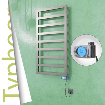 Radiva - Typhoon Elektrikli Paslanmaz Çelik Havlupan 500x1580 Satine Altın (Musa Termostat) 600W