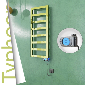 Radiva - Typhoon Elektrikli Paslanmaz Çelik Havlupan 500x740 Altın (Musa Termostat) 200W