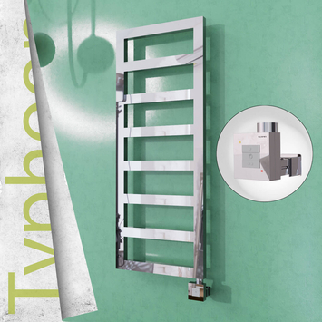 Radiva - Typhoon Elektrikli Paslanmaz Çelik Havlupan 500x740 Ayna Polisaj (KTX1 Termostat) 200W