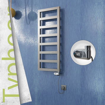 Radiva - Typhoon Elektrikli Paslanmaz Çelik Havlupan 500x740 Satin Polisaj (Thesis Termostat) 200W