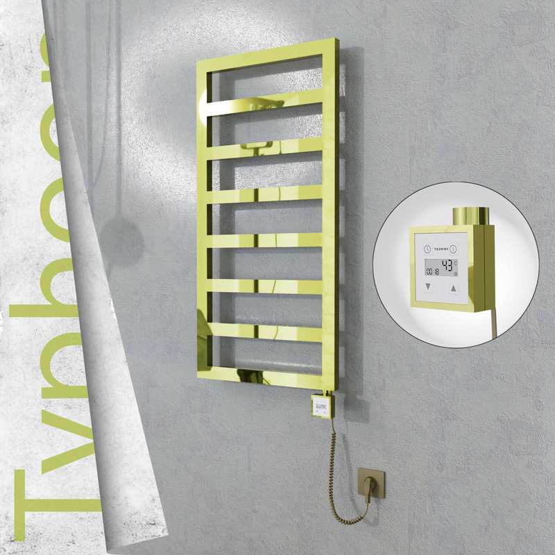TYPHOON Elektrikli Paslanmaz Çelik Havlupan 600x1020 Altın (KTX3 Termostat) 300W Spiral Kablolu