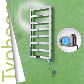 Radiva - Typhoon Elektrikli Paslanmaz Çelik Havlupan 600x1020 Ayna Polisaj (Musa Termostat) 300W