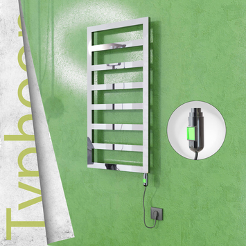 Radiva - Typhoon Elektrikli Paslanmaz Çelik Havlupan 600x1020 Ayna Polisaj (On/Off Düğmeli) 300W