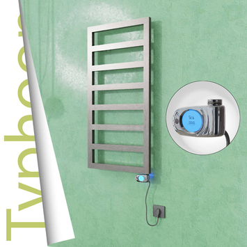 Radiva - Typhoon Elektrikli Paslanmaz Çelik Havlupan 600x1020 Satine Altın (Musa Termostat) 300W