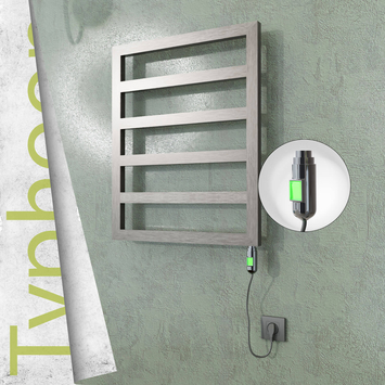 Radiva - Typhoon Elektrikli Paslanmaz Çelik Havlupan 600x1160 Satin Polisaj (On/Off Düğmeli) 300W