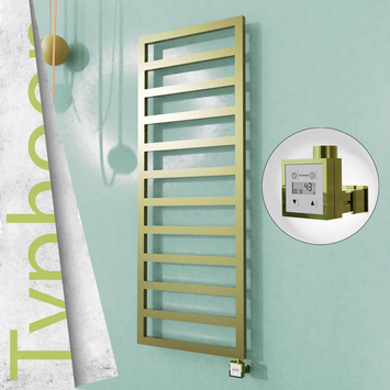 Radiva - Typhoon Elektrikli Paslanmaz Çelik Havlupan 600x1580 Ayna Polisaj (KTX3 Termostat) 600W