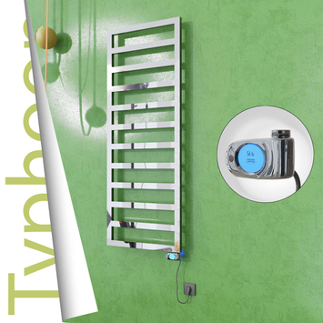 Radiva - Typhoon Elektrikli Paslanmaz Çelik Havlupan 600x1580 Ayna Polisaj (Musa Termostat) 600W