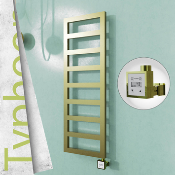 Radiva - Typhoon Elektrikli Paslanmaz Çelik Havlupan 600x740 Ayna Polisaj (KTX3 Termostat) 300W