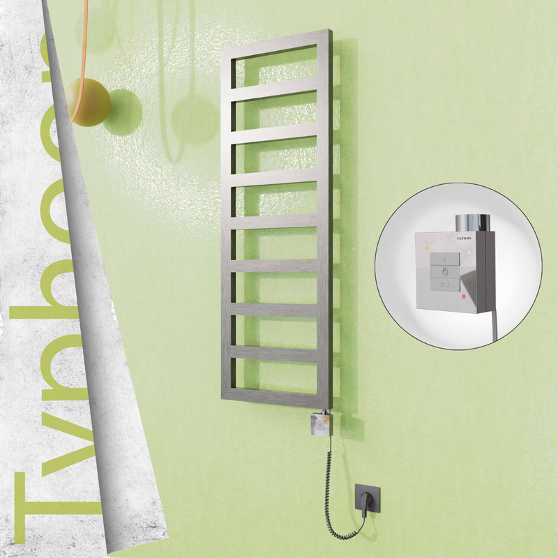 TYPHOON Elektrikli Paslanmaz Çelik Havlupan 600x740 Satin Polisaj (KTX1 Termostat) 300W Spiral Kablolu