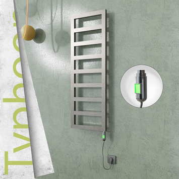 Radiva - Typhoon Elektrikli Paslanmaz Çelik Havlupan 600x740 Satin Polisaj (On/Off Düğmeli) 300W