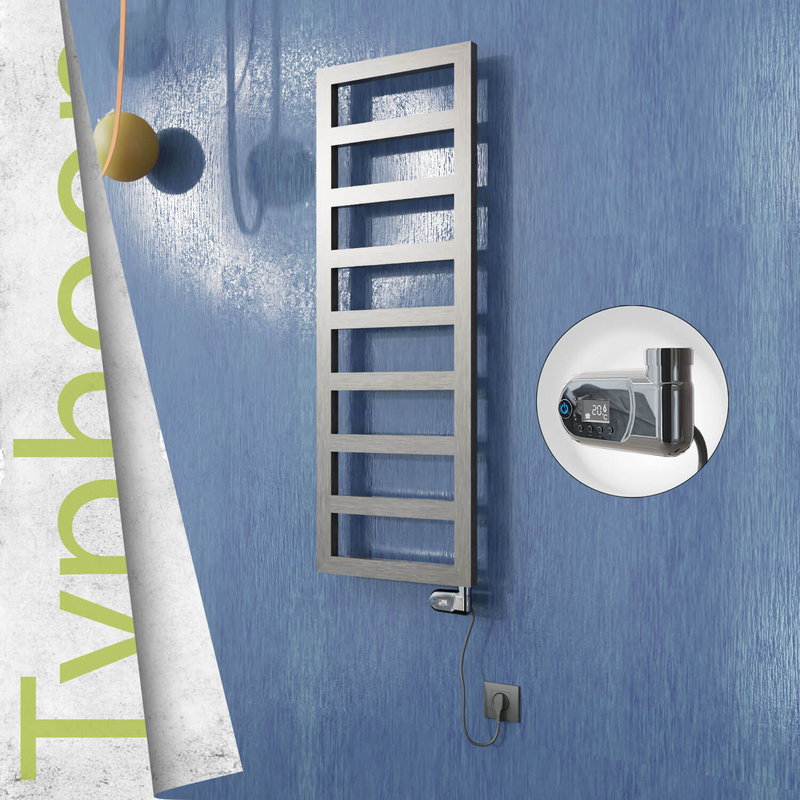 TYPHOON Elektrikli Paslanmaz Çelik Havlupan 600x740 Satin Polisaj (Thesis Termostat) 300W