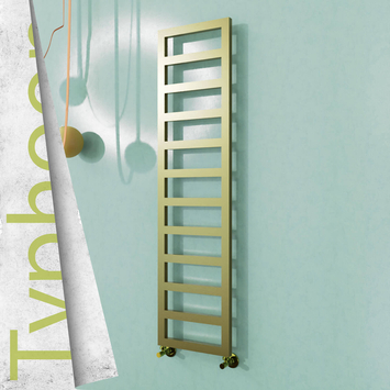 - TYPHOON Paslanmaz Çelik Havlupan 400x1020 Satine Altın  - TYPHOON Paslanmaz Çelik Havlupan 400x1020 Satine Altın