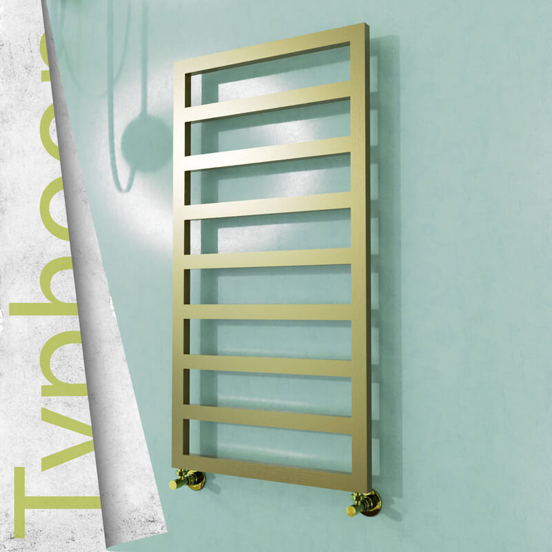 TYPHOON Paslanmaz Çelik Havlupan 500x1160 Satine Altın