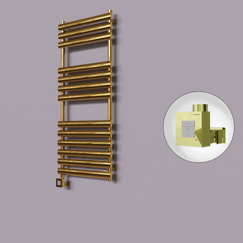 - Volga Dekoratif Elektrikli Havlupan 500x1200 Altın (KTX1 Termostat) 300W  - Volga Dekoratif Elektrikli Havlupan 500x1200 Altın (KTX1 Termostat) 300W
