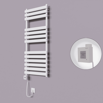 - Volga Dekoratif Elektrikli Havlupan 500x1200 Beyaz (KTX1 Termostat) 600W Spiral Kablolu  - Volga Dekoratif Elektrikli Havlupan 500x1200 Beyaz (KTX1 Termostat) 600W Spiral Kablolu