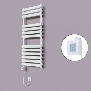 - Volga Dekoratif Elektrikli Havlupan 500x1200 Beyaz (KTX4 Termostat) 600W Spiral Kablolu  - Volga Dekoratif Elektrikli Havlupan 500x1200 Beyaz (KTX4 Termostat) 600W Spiral Kablolu