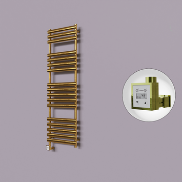 - Volga Dekoratif Elektrikli Havlupan 500x1600 Altın (KTX3 Termostat) 600W  - Volga Dekoratif Elektrikli Havlupan 500x1600 Altın (KTX3 Termostat) 600W