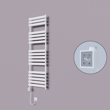 - Volga Dekoratif Elektrikli Havlupan 500x1600 Beyaz (KTX3 Termostat) 1000W Spiral Kablolu  - Volga Dekoratif Elektrikli Havlupan 500x1600 Beyaz (KTX3 Termostat) 1000W Spiral Kablolu