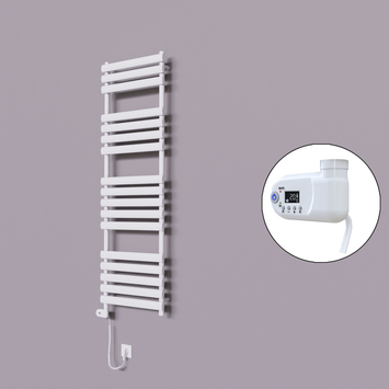 Radiva - Volga Dekoratif Elektrikli Havlupan 500x1600 Beyaz (Thesis Termostat) 900W