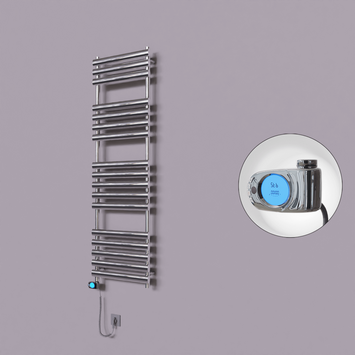 Radiva - Volga Dekoratif Elektrikli Havlupan 500x1600 Krom (Musa Termostat) 600W