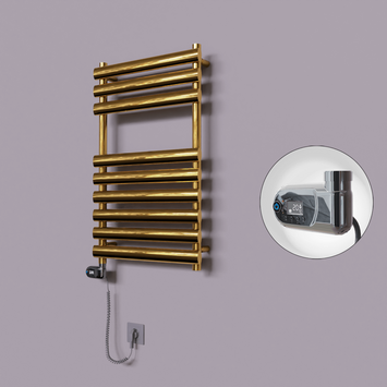 - Volga Dekoratif Elektrikli Havlupan 500x800 Altın (Thesis Termostat) 200W  - Volga Dekoratif Elektrikli Havlupan 500x800 Altın (Thesis Termostat) 200W