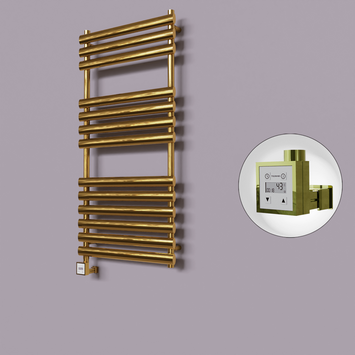  - Volga Dekoratif Elektrikli Havlupan 600x1200 Altın (KTX3 Termostat) 300W