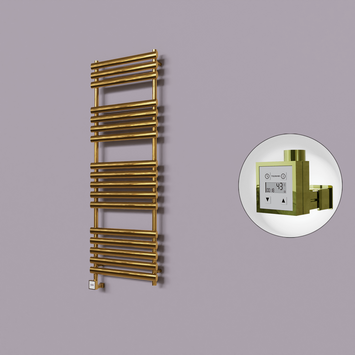 - Volga Dekoratif Elektrikli Havlupan 600x1600 Altın (KTX3 Termostat) 600W  - Volga Dekoratif Elektrikli Havlupan 600x1600 Altın (KTX3 Termostat) 600W