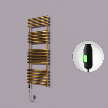 - Volga Dekoratif Elektrikli Havlupan 600x1600 Altın (On/Off Düğmeli) 600W  - Volga Dekoratif Elektrikli Havlupan 600x1600 Altın (On/Off Düğmeli) 600W