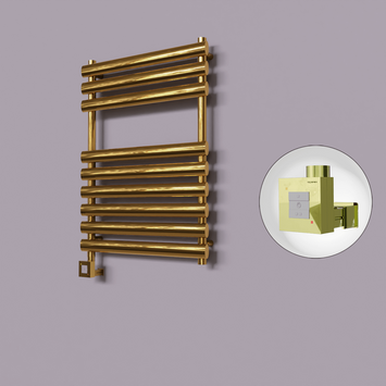 - Volga Dekoratif Elektrikli Havlupan 600x800 Altın (KTX1 Termostat) 300W  - Volga Dekoratif Elektrikli Havlupan 600x800 Altın (KTX1 Termostat) 300W