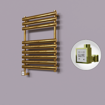 - Volga Dekoratif Elektrikli Havlupan 600x800 Altın (KTX3 Termostat) 300W  - Volga Dekoratif Elektrikli Havlupan 600x800 Altın (KTX3 Termostat) 300W