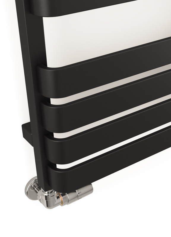 WARP T Design Towel Warmer 500x1110 Black