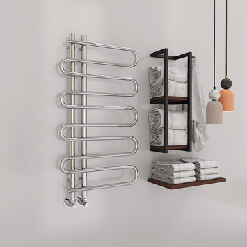 Radiva - Zante Decorative Towel Warmer 500x1000 Chrome