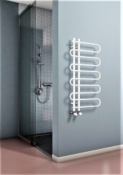 Zante Decorative Towel Warmer 500x1000 White - Thumbnail
