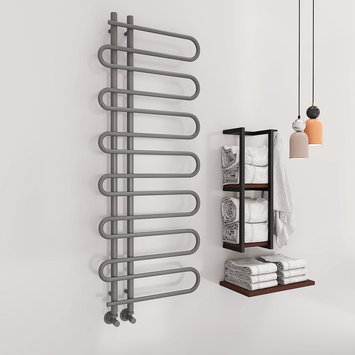 Radiva - Zante Decorative Towel Warmer 600x1400 Anthracite