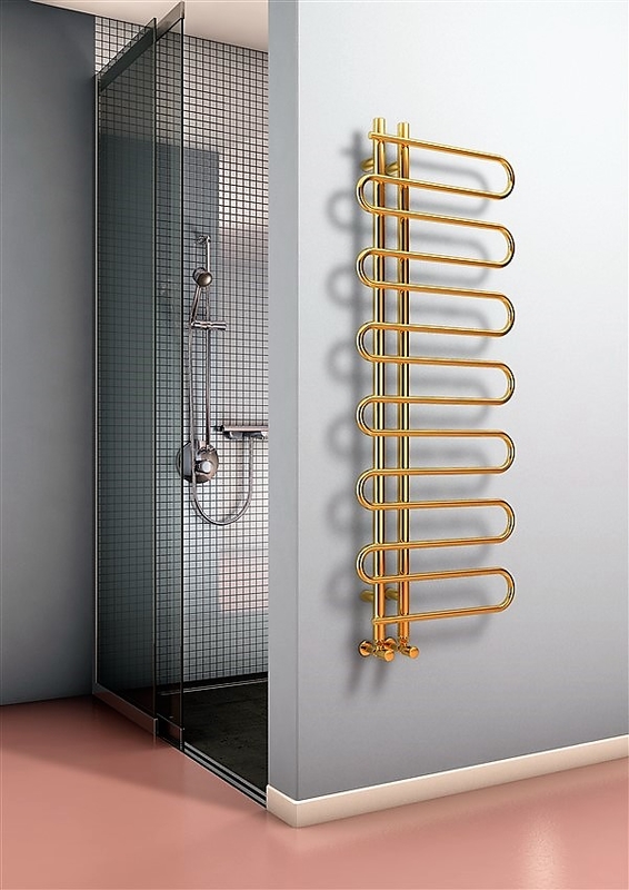 Zante Decorative Towel Warmer 600x1400 Gold