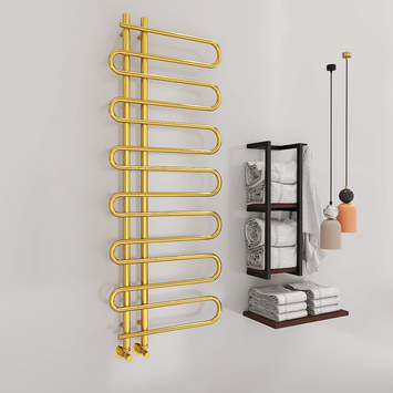 Radiva - Zante Decorative Towel Warmer 600x1400 Gold