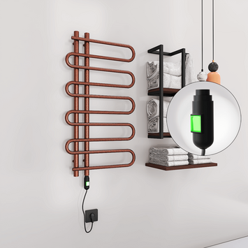 Radiva - Zante Elektrikli Havlupan 500x1000 Bakır Eskitme (On/Off Düğmeli) 200W