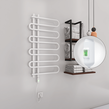 Radiva - Zante Elektrikli Havlupan 500x1000 Beyaz (On/Off Düğmeli) 300W