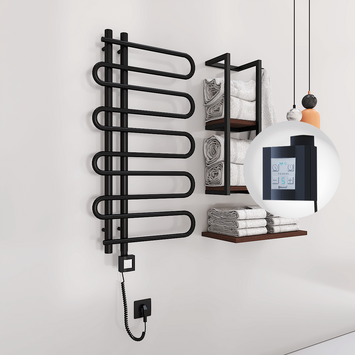 Radiva - ZANTE Elektrikli Havlupan 500x1000 Siyah (KTX4 Termostat) 300W Spiral Kablolu Radiva - ZANTE Elektrikli Havlupan 500x1000 Siyah (KTX4 Termostat) 300W Spiral Kablolu