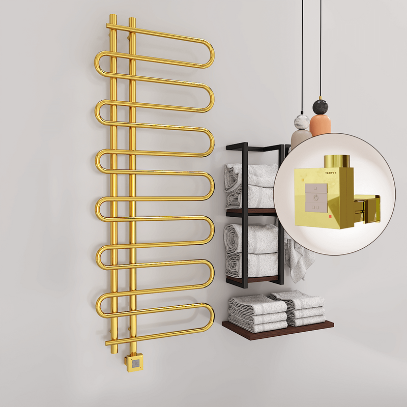 Zante Sèche Serviettes Electrique 600x1400 Or Ktx1 300 Watt