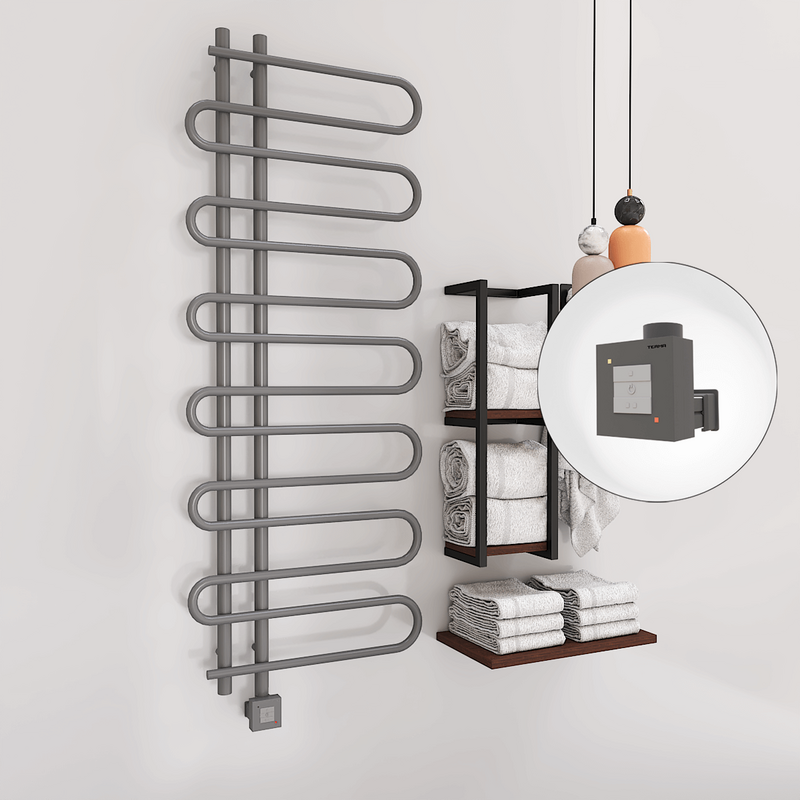 Zante Electric Towel Warmer 600x1400 Anthracite Ktx1 300 W
