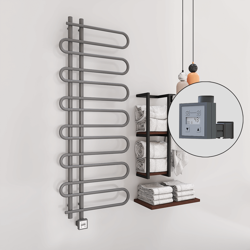 Zante Electric Towel Warmer 600x1400 Anthracite Ktx3 300 W
